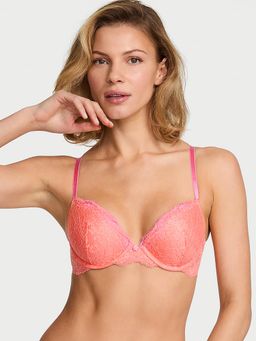 Victoria's Secret - Dream Angels Lace Push-Up Bra Orange
