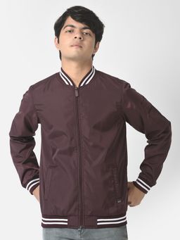 CRIMSOUNE CLUB - Boys Maroon Bomber Jacket