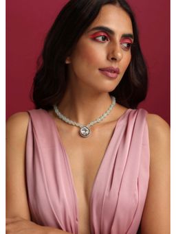 SWABHIMANN - Hailee White Polki Pendant