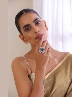 SWABHIMANN - Brea Multicolour Zirconia Ring