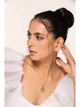 SWABHIMANN - Shlokha Red Pendant Necklace