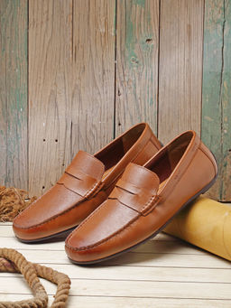 Red Tape - Solid Tan Loafers