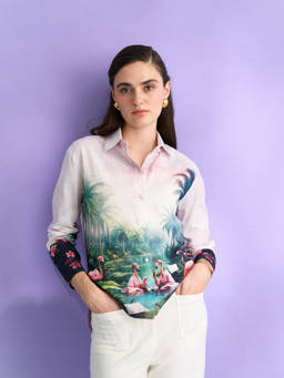 Label By Mohita - Tea-Party Flamingo Shirt