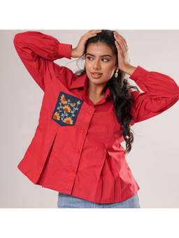 Label By Mohita - Floral Embroidered Shirt