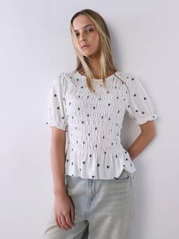 ONLY - Women White Polyester Blend Top