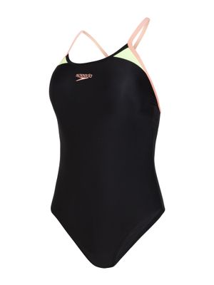 Buy Speedo Thinstrap Racerback Swimsuit - Black Online