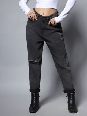 High Waisted Black Mom Jean Outfits High Waisted Black Mom Jeans