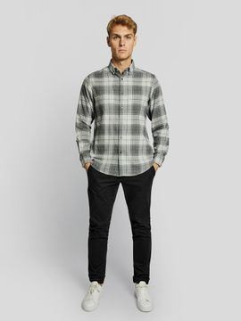 Light grey flannel shirt clearance