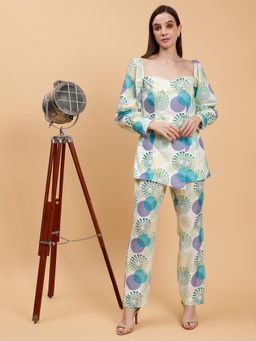 Pearls & Pastels - Hrutvi Multi-Colour Co-Ord (Set of 2)