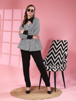 Pearls & Pastels - Amsterdam White Abstract Print Co-Ord (Set of 2)