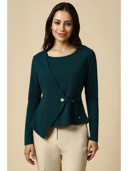 Allen Solly - Women Green Solid Formal Top