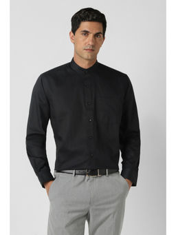 Van Heusen - Black Solid Shirt