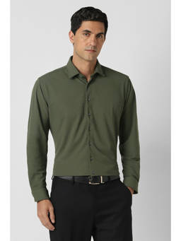 Van Heusen - Olive Solid Shirt