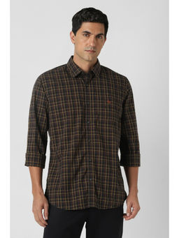 Van Heusen - Brown Checks Shirt