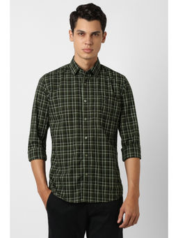 Van Heusen - Olive Checks Shirt