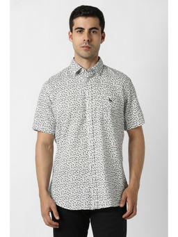 Van Heusen - Grey Printed Shirt