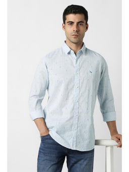 Van Heusen - Blue Printed Shirt