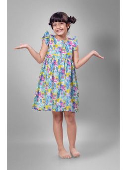 Tura Turi - Multi-Color Printed A-Line Fit Dress