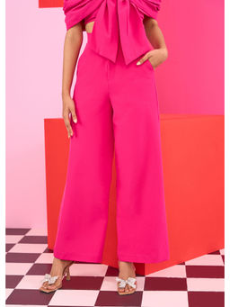 The Clothing Factory - Emily In Paris Pink Wide Leg Trousers
