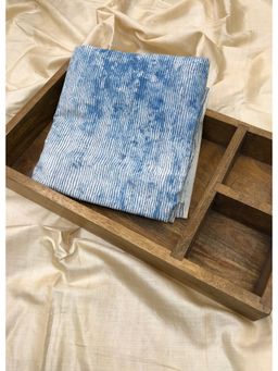 Palash - Indigo Cotton Stripes Unstitched Kurta