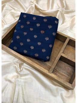 Palash - Indigo Cotton Abstract Unstitched Kurta