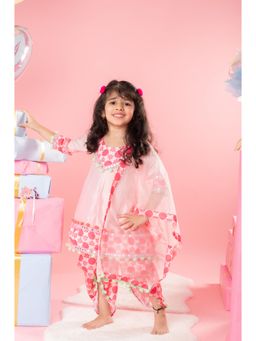 Kirti Agarwal Pret n Couture - Chanderi Panel Based Kurta with Dhoti and Dupatta