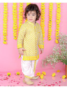 Kirti Agarwal Pret n Couture - Sherwani Style Kurta with Dhoti