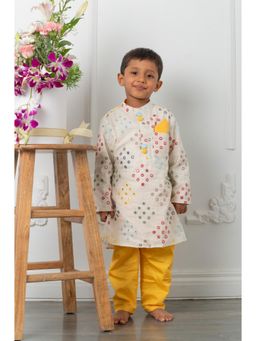 Kirti Agarwal Pret n Couture - Multi Thread Colour Abla Kurta with Pyjama