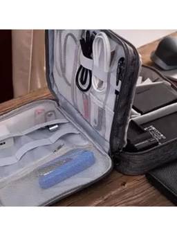 Voncasa - Grey Multipurpose Travel Organizer Pouch, Travel Packing Cube for Cosmetics and Toiletries