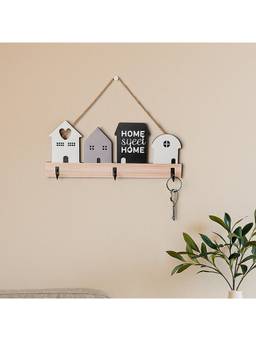 Voncasa - Multi-Color MDF + Iron Hanging Hooks ( Multi-House Design ( Matte Finish