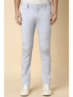 Allen Solly - Men Grey Ultra Slim Fit Solid Casual Trousers