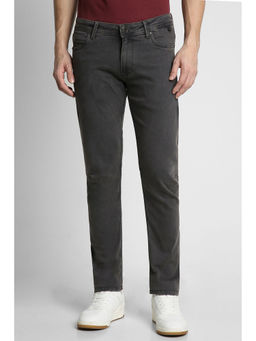 Peter England - Men Grey Dark Wash Low Skinny Fit Jeans