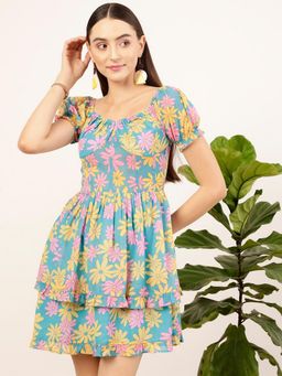 STREET 9 - Women Blue Corset Dress