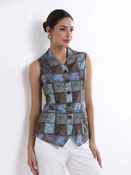 Powersutra - Women Multicolor Printed Top