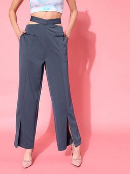 STREET 9 - Women Black Peakaboo Trousers