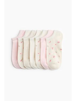 H&M - Women Pink 7-Pack Trainer Socks