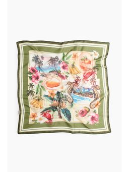 H&M - Women Green Patterned Scarf