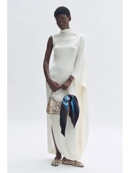 H&M - Women Black Printed Silk Scarf