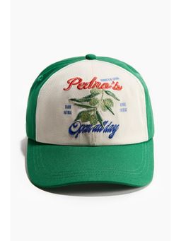 H&M - Women Green Cotton Twill Cap