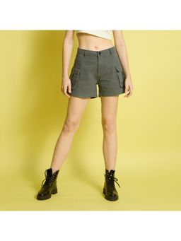 Bene Kleed - Women Olive Cargo Shorts
