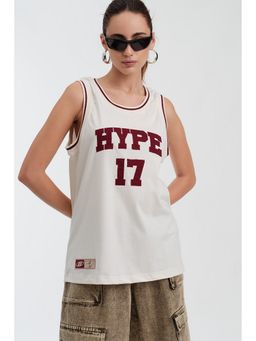 Bonkers Corner - Women White Hype 17 White Tank