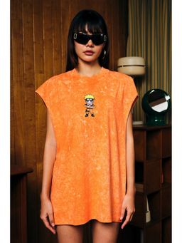 Bonkers Corner - Women Orange Uzumaki Energy Tank Top