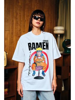 Bonkers Corner - Women Blue Ichi Raku Break Oversized T-Shirt