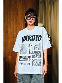 Bonkers Corner - Women Blue Shinobi Chronicles Oversized T-Shirt