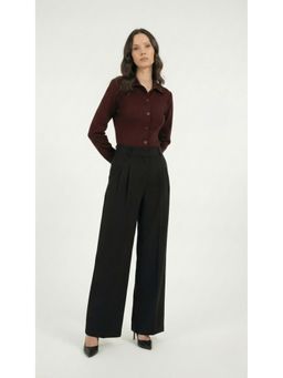 COLOR CAPITAL - Black Straight Pant