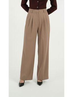 COLOR CAPITAL - Khaki Straight Pant