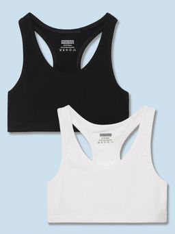 mackly - Girl Cotton Racer Back Trainer Bra (Pack of 2)