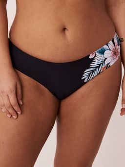 La Vie En Rose - Floral Print Cheeky Bikini Bottom