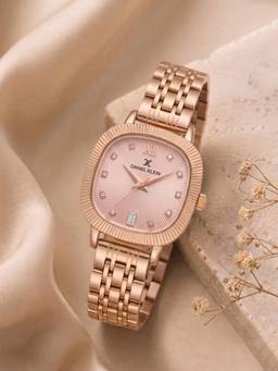 Daniel Klein - Women Rose Gold Dial Analog Watch Dk.20.10017-4 (M)