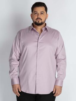 UNSIZED - Evening Purple Solid Formal Shirt